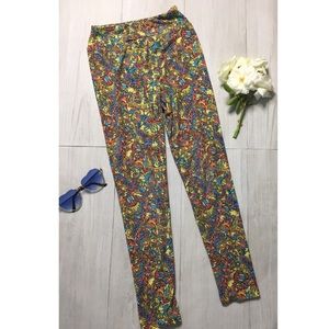 Girl Tween LulaRoe Patterned Leggings
